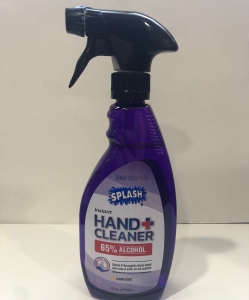 Hand cleanser, 65% alcohol - 16 ounce - 6 spray bottles